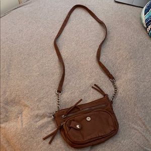 Brown shoulder bag